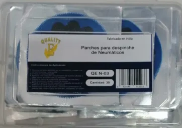 PARCHE NEUMATICO QEN 01 40 MM QUALITY CAJA * 50