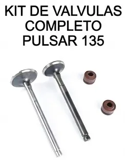 KIT DE VALVULAS COMPLETO PULSAR 135