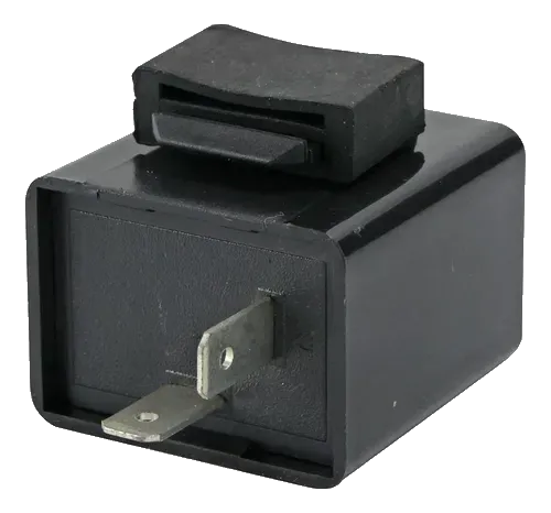 FLASHER NO SELLADO 12V CUADRADO NEGRO TXS