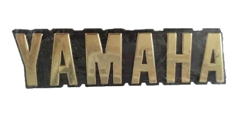 EMBLEMA TANQUE RX YAMAHA DORADO