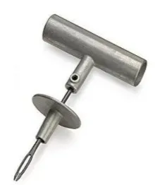 MANGO CON AGUJA AUTOMOVIL METALICO UNIDAD