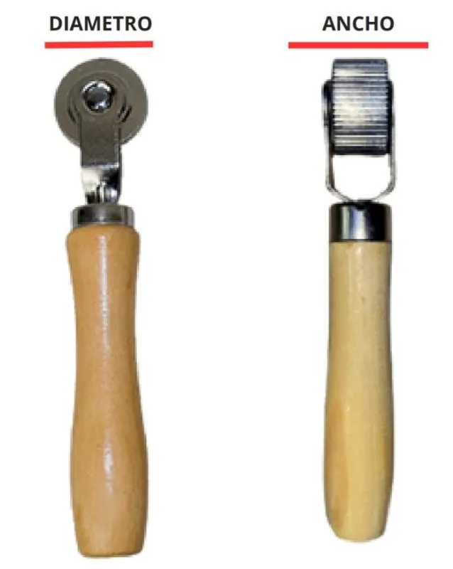 RODILLO APLICACION PARCHE ANCHO 6.1 MM DIAMETRO 3.8 CM
