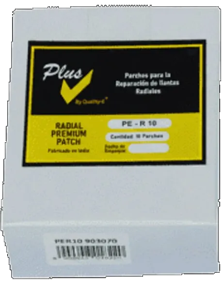 PARCHE RADIAL PER 10 70*80MM QUALITY PLUS CAJA *10