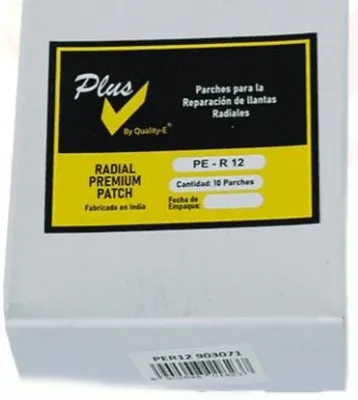 PARCHE RADIAL PER12 115*70MM QUALITY PLUS CAJA * 10