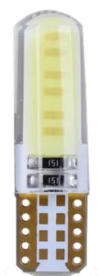 BOMBILLO T10 BAYONETA SILICONADO BLANCO FIJO