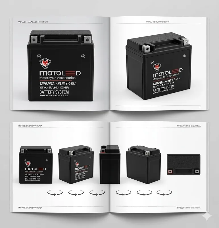 BATERIA MOTOLED 12N5L-BS 12 V 5A YB5