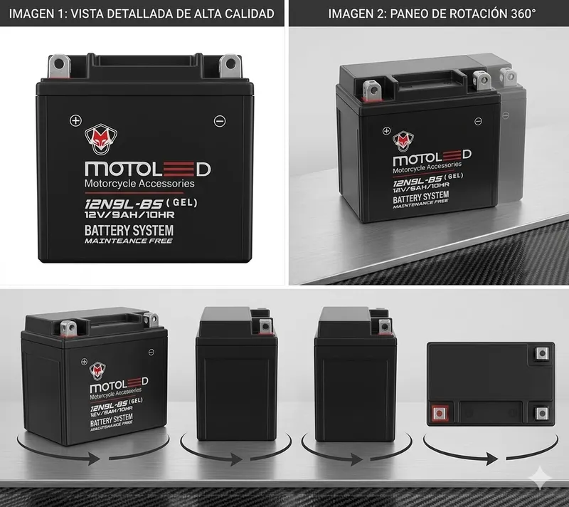 BATERIA MOTOLED 12N9L-BS