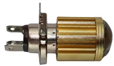 BOMBILLO H4 LUPA DUAL COLOR AC-DC