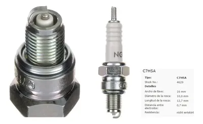 BUJIA NGK C7HSA BOXER-ECO-C70-C90-AKT110-PULSAR135