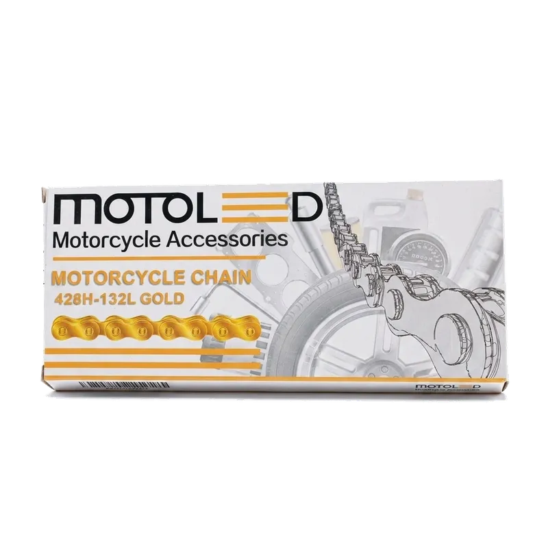 CADENA MOTOLED 428H-132L DORADA