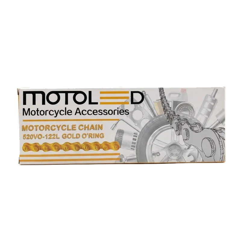 CADENA MOTOLED 520H-120L DORADA
