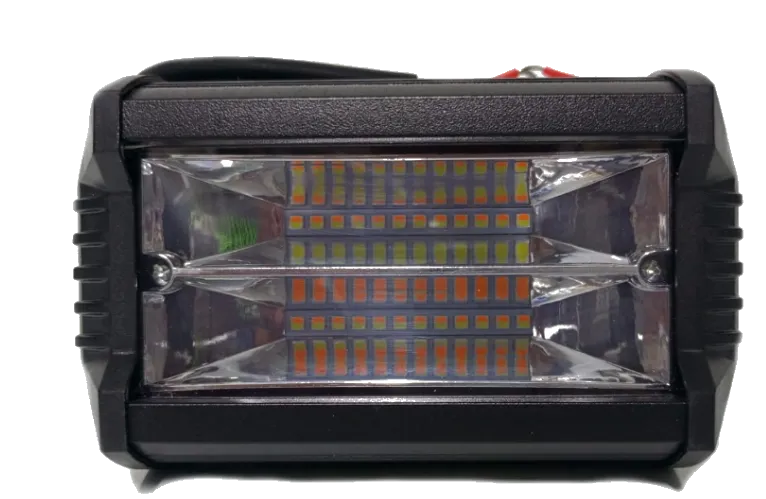 EXPLORADORA RECTANGULAR 24 LED DOBLE LINEA DUAL COLOR