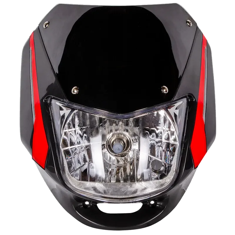 CARENAJE ECO DELUXE NEGRO + CALCOMANIA ROJA OEM-IGB