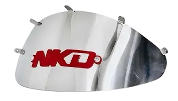 GORRA CROMADA FAROLA NKD ROJA