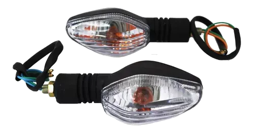DIRECCIONAL CB 110 DREAM NEO-CBF 125-XR 150- CB 160- INVICTA 150 TRANSPARENTE DEL/TRAS (PAR)