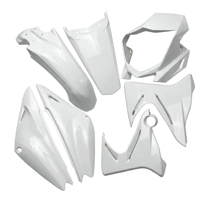 KIT VESTIDO XTZ 125 BLANCO ( TAPAS,ALETAS LATERALES, CARENAJE, GUARDABARRO)