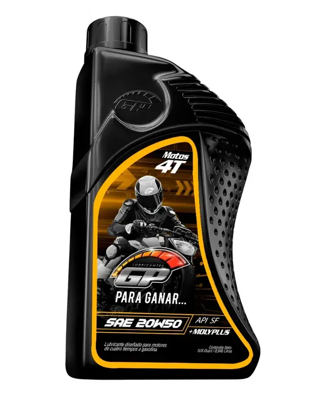 ACEITE GP 4T 20W50 API SL PLUS 1/4 MOTO