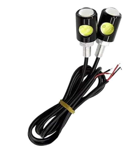 OJO DE AGUILA CAJA  2LED AMARILLO DIRECCIONAL
