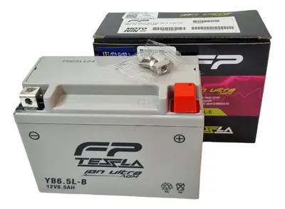 BATERIA TESSLA ION ULTRA AGM YB6.5L-BS: (12N6.5)AKT 125 ,NKD 125 TT,TT150, 125SL
