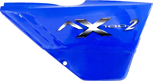 TAPA LATERAL AX 100-2 AZUL CON STICKER