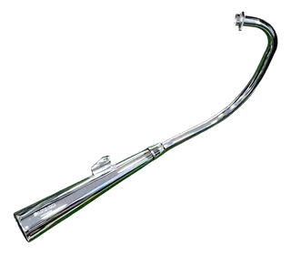 MOFLE EXOSTO LARGO CROMADO GN 125 H/SUKIPARTS